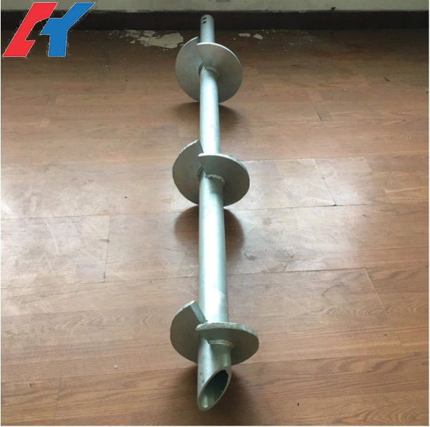 Galvanized Solar Ground Anchor Screw Helical Piles Galvanized Solar Ground Anchor Screw Helical Piles